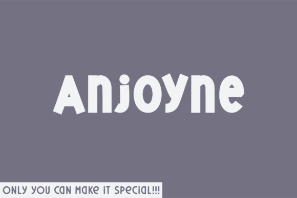 Anjoyne: The Natural Handwritten Display Font for Scroll-Stopping Visuals