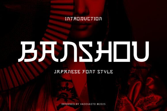 Banshou: The Japanese-Style Display Font for Bold Visual Storytelling