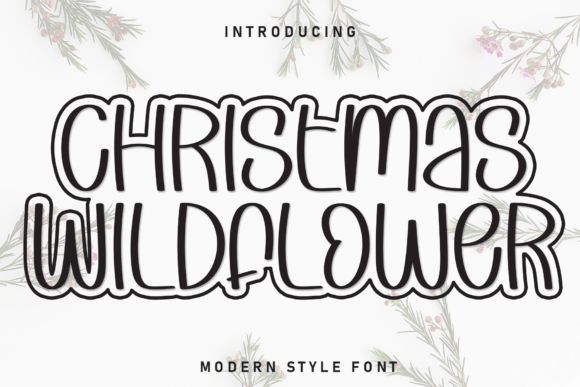 Christmas Wildflower: A Handwritten Display Font for Seasonal Crafters