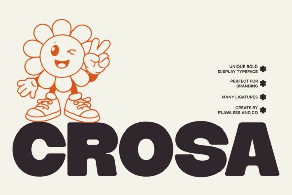 Crosa: The Cheerful Bold Display Font for Vibrant Branding