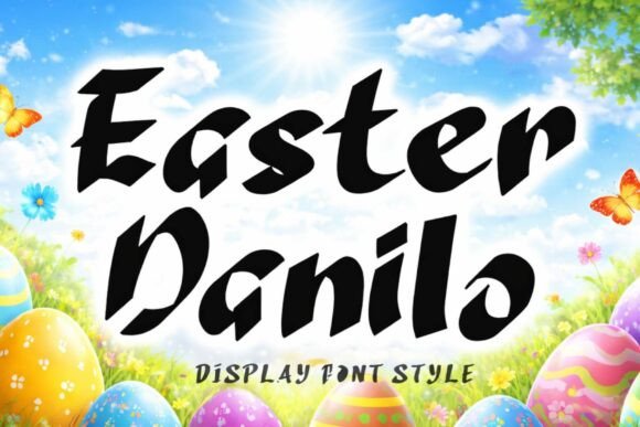 Easter Danilo: A Unique Display Font for Elegant Editorial Design