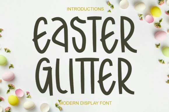 Easter Glitter: A Stylish Script Font for Eye-Catching Brand Visuals