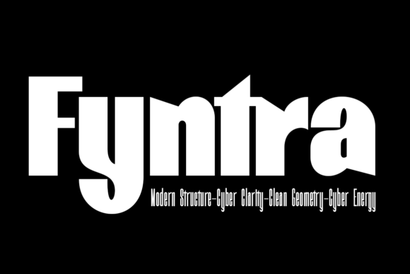 Fyntra: A Bold Display Typeface for Modern Editorial Design