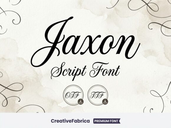 Jaxon Display Font: Elevate Brand Visuals with Striking Typography