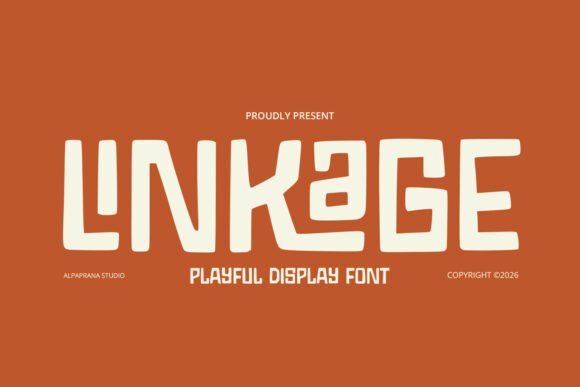Linkage Display Font for Modern Web Branding