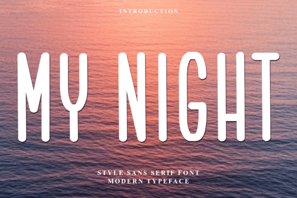 My Night Typeface Review: Soft Display Fonts for Editorial Design