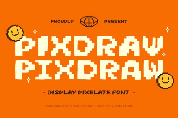 Pixdraw: The Bold Pixel Display Font for Retro-Inspired Web Design