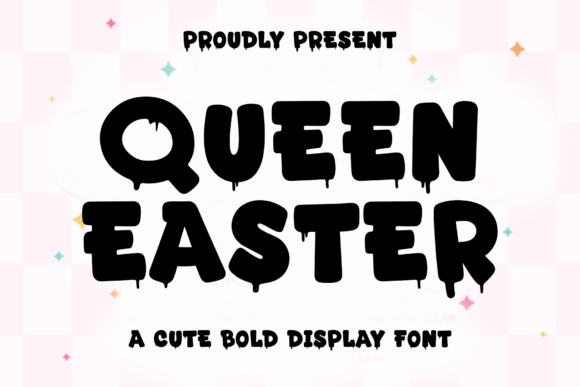 Queen Easter Typeface: A Festive Display Font for Editorial Design
