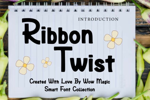 Ribbon Twist: The Playful Display Font for Campaign Visuals