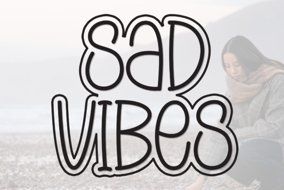 Sad Vibes Handwritten Font for Boutique Branding and Packaging Design