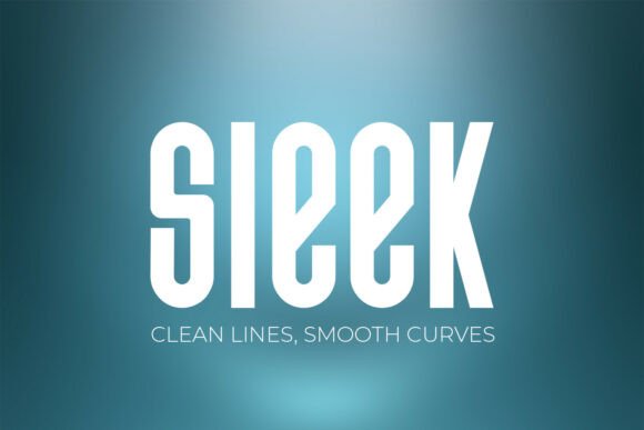 Sleek Typeface: Modern Condensed Display Font for Branding