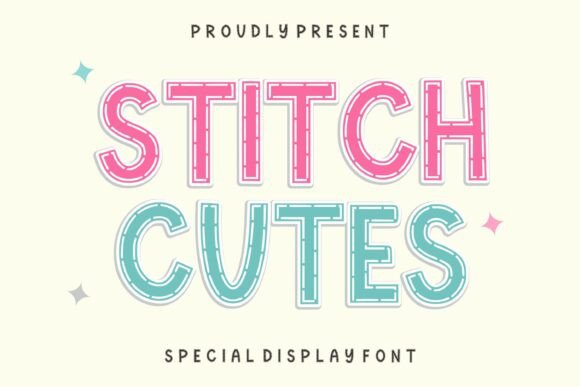 Stitch Cutes: The Perfect Display Font for Handmade Branding