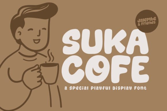 Suka Cofe: A Modern Display Typeface for Engaging Campaign Graphics