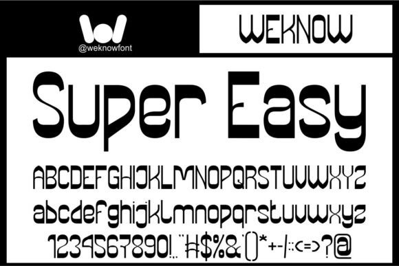 Super Easy: A Liquid-Geometric Display Font for Modern Editorial Design