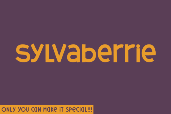 Sylvaberrie Handwritten Display Font for Digital Branding