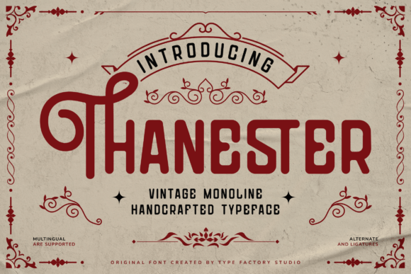 Thanester Typeface Review: Elevating Small Business Branding