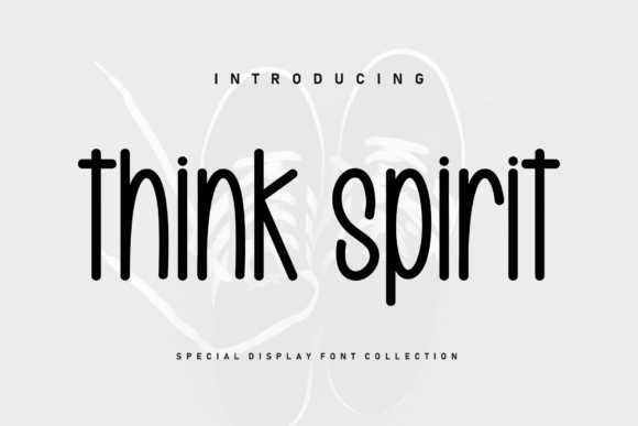 Think Spirit Handwritten Font for Crafts and Printables