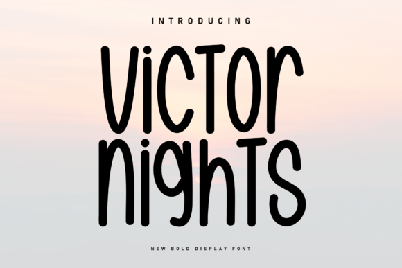 Victor Nights Handwritten Font for Warm Brand Identity