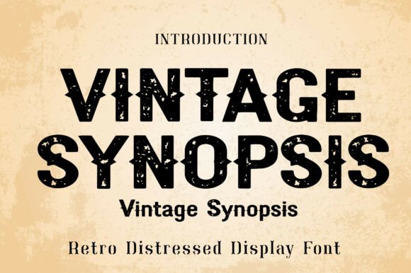 Vintage Synopsis: The Retro Display Font for Bold Campaign Visuals