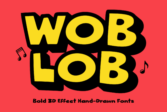 Woblob: The Bold Hand-Drawn Display Font for High-Energy Web Design